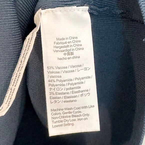 J. Crew Supersculpt Racerback Cropped Sweater Tank Top Shell Base Layer Blue XL - Picture 7 of 9